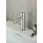 Смеситель для раковины GROHE Essence с донным клапаном, S-size, суперсталь (24171DC1)