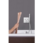 Внешняя часть термостата для ванны и душа GROHE Grohtherm SmartControl на 2 потребителя, белая луна (29156LS0)