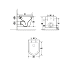 Комплект инсталляции GROHE 38775001 с унитазом AQUAme AQM2001 и сиденьем с микролифтом (NW0166)