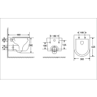 Комплект инсталляции GROHE Solido 38811KF0 с унитазом AQUAme AQM2013PRO и сиденьем с микролифтом, смыв Invisible (NW0304)