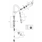 Смеситель для кухни GROHE Concetto, суперсталь (31483DC2)