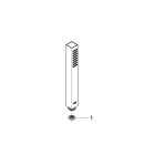 Ручной душ GROHE Euphoria Cube+ Stick, 1 режим, хром (27884001)