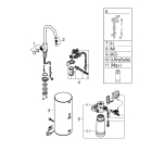 Комплект для кухни GROHE Red Mono с C-образным вентилем, бойлером L-Size и фильтром, хром (30080001)
