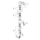 Смеситель для раковины GROHE Euroeco Special безопасный, хром (32789000)
