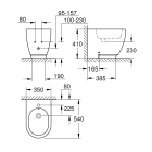 Биде напольное GROHE Essence Ceramic, альпин-белый (3957500H)