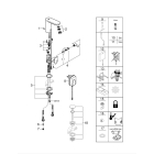 Смеситель для раковины GROHE Eurosmart Cosmopolitan E инфракрасный, хром (36325001)