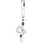 Душевой набор GROHE Euphoria Cosmopolitan, 1 режим, 1500 мм, 9,5 л/мин, хром (26404000)