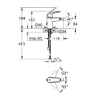 Смеситель для биде GROHE Eurosmart, S-size, хром (32927003)