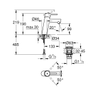 Смеситель для раковины GROHE Concetto, M-size, хром (23932001)