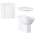 Унитаз напольный GROHE Bau Ceramic с бачком и сиденьем с микролифтом (NW0077)