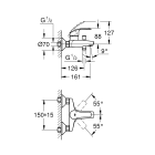 Готовый комплект для ванной комнаты GROHE Eurosmart (NB0038)