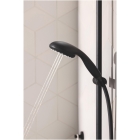 Душевой гарнитур GROHE Vitalio Start 100, 2 режима струи, душевая штанга 600 мм, 5,7 л/мин, чёрный (279482430)