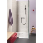 Душевой гарнитур GROHE Vitalio Start 100, 2 режима струи, душевая штанга 600 мм, 5,7 л/мин, чёрный (279482430)