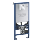 Комплект инсталляции для унитаза, GROHE Rapid SLX 3 в 1, с панелью смыва Skate Cosmopolitan S, хром (39603000)