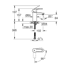 Смеситель для раковины GROHE Eurostyle Cosmopolitan, S-size, хром (2337320E)