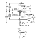 Смеситель для раковины GROHE Eurostyle Cosmopolitan, S-size, хром (2338720E)