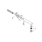 Излив для ванны GROHE Concetto, хром (13280001)