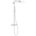 Душевая система GROHE Euphoria SmartControl System 310 Cube Duo с термостатом для душа, белая луна (26508LS0)