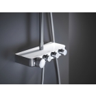 Душевая система GROHE Euphoria SmartControl System 310 Cube Duo с термостатом для душа, белая луна (26508LS0)