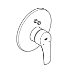 Смеситель для ванны GROHE Eurosmart в комплекте с монтажной частью, хром (33305003)