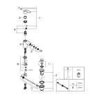 Смеситель для биде GROHE Eurosmart с донным клапаном, S-size, хром (32928003)