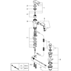 Смеситель для раковины GROHE Europlus, S-size, хром (33155002)