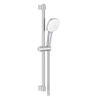Душевой гарнитур GROHE Tempesta Cube 110, 2 режима струи, душевая штанга 600 мм, 7,4 л/мин, хром (26904003)