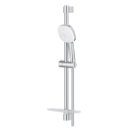 Душевой гарнитур GROHE Tempesta Cube 110 с мыльницей, 2 режима струи, душевая штанга 600 мм, 7,4 л/мин, хром (26907003)