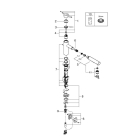 Смеситель для кухни GROHE Concetto с вытяжным душем, хром (30273001)