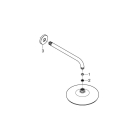 Душевая система GROHE Get со смесителем для ванны, хром (25220001)