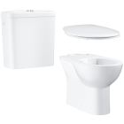 Унитаз напольный GROHE Bau Ceramic с бачком и сиденьем c микролифтом (NW0079)