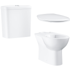 Унитаз напольный GROHE Bau Ceramic с бачком и сиденьем c микролифтом (NW0080)