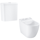 Унитаз напольный приставной безободковый GROHE Bau Ceramic с бачком (NW0081)