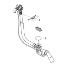Наливной, сливной и переливной гарнитур GROHE Talentofill, встраиваемая часть, (28990000)