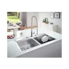 Мойка GROHE K800 с двумя чашами, нержавеющая сталь (31585SD1)