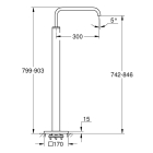 Излив для ванны GROHE Allure, хром (13218000)