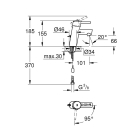 Смеситель для раковины GROHE Concetto, хром (2338110E)