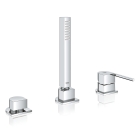 Смеситель для ванны GROHE Plus на 3 отверстия, хром (23845003)