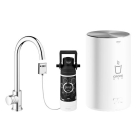 Комплект для кухни GROHE Red Mono с C-образным вентилем, бойлером M-Size и фильтром, хром (30085001)