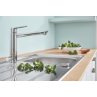 Смеситель для кухни GROHE BauEdge с запорным вентилем, хром (31696000)