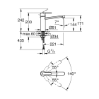 Смеситель для кухни GROHE Get, суперсталь (30196DC0)