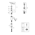 Смеситель для раковины GROHE Eurosmart, M-size, хром (23983003)