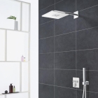 Внешняя часть термостата для ванны и душа GROHE Grohtherm SmartControl на 3 потребителя, белая луна (29157LS0)