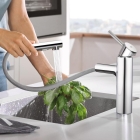 Смеситель для кухни GROHE Concetto с вытяжным душем, хром (30273001)