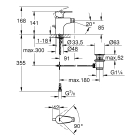 Смеситель для биде GROHE Vigour by с донным клапаном, S-size, хром (75147826)