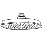 Верхний душ GROHE Rainshower Grandera, 1 режим, хром/золото (27974IG0)