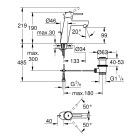 Смеситель для раковины GROHE Concetto, M-size, хром (23450001)