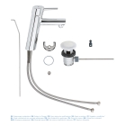 Смеситель для раковины GROHE Concetto, M-size, хром (23450001)