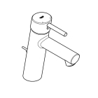 Смеситель для раковины GROHE Concetto, M-size, хром (23450001)