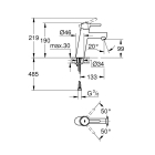Смеситель для раковины GROHE Concetto, M-size, хром (23451001)